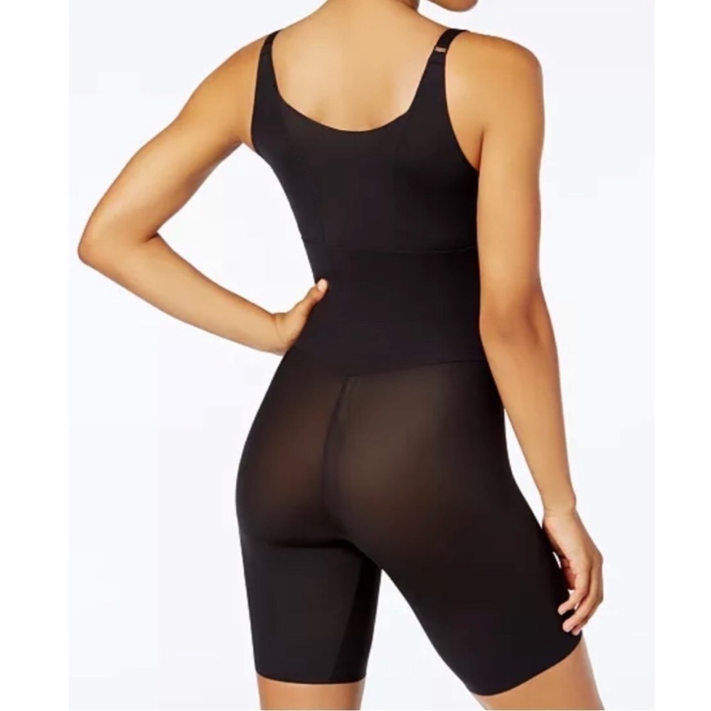 Maidenform Wear Your Own Bra Singlet Shapewear Bodysuit XL Black - Picture 2 of 10